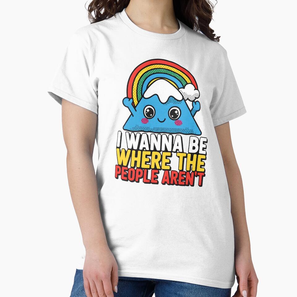 Introvert Mountain "Where The People Aren't" by TshirtsOnline-