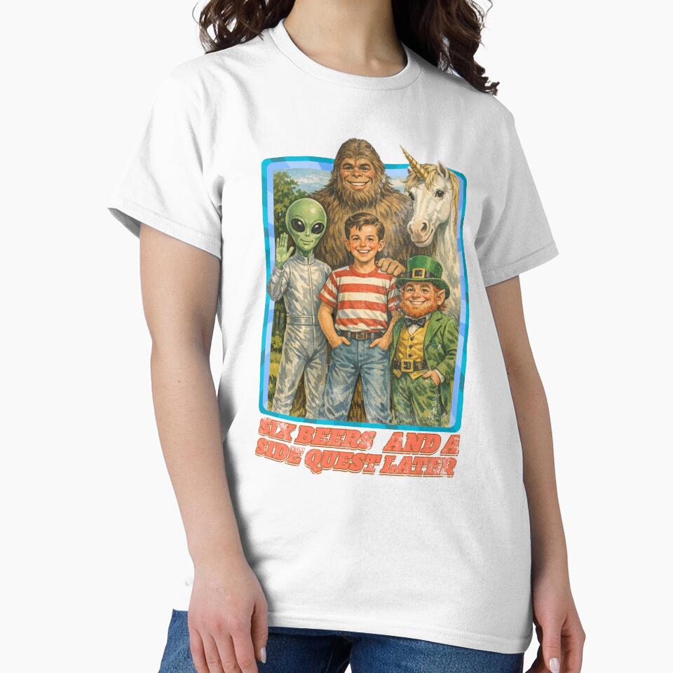 Retro Comic Dark Humor Party Adventure by Nacho Average Designs