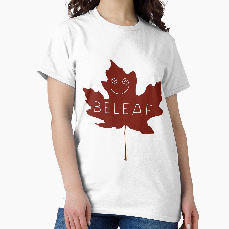 Funny Pun - Beleaf by MclaughlinGifts
