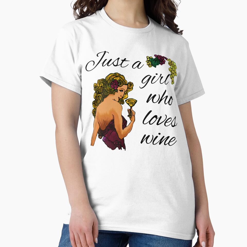JUST A GIRL WHO LOVES WINE, ABSTRACT, POP ART,  WINE LOVER by Danicus666