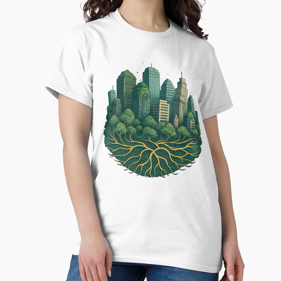Urban Nature Integration - City Ecotherapy Art - Urban Planner Gift by TONSNAP