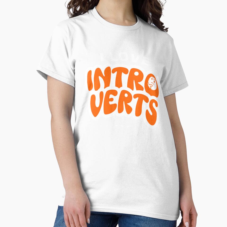 I Love Introverts Funny Personality Type Introvert by The Masked Designer