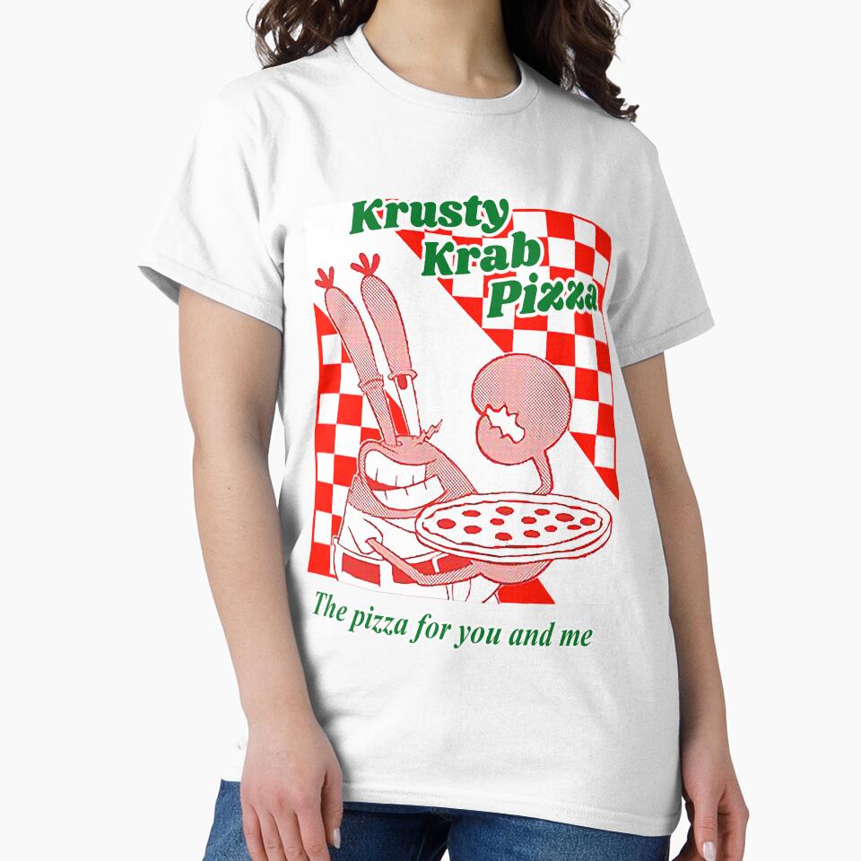 Women Men Krusty Krab Pizza Awesome For Movie Fan by Harperscott