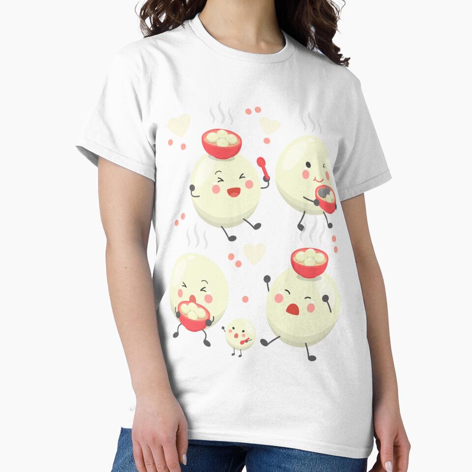 Dumpling Baby Bao Buns Asian Food Yummy by katagnesart