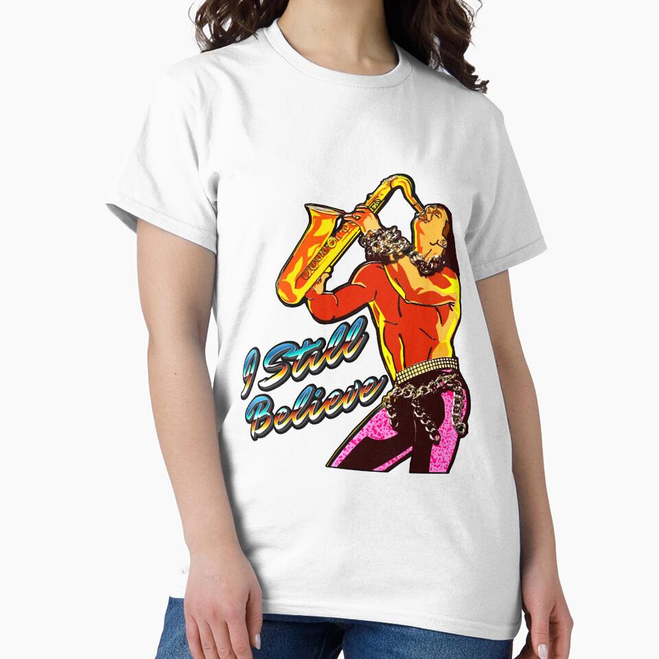 I STILL BELIEVE 80s Sax Man by PopFanShop!