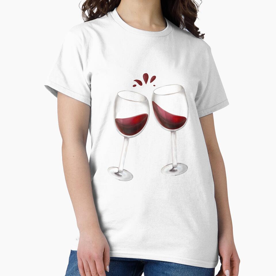 Glass of wine cheers hand draw by GibSpsr