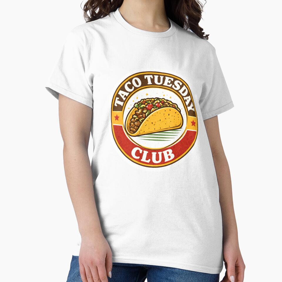 Taco Tuesday Club – Vintage Taco Badge by EastEndTownie