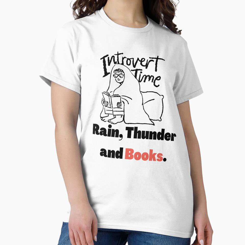 Introvert Time, Rain, Thunder and BOOKS. by TheMajesTee