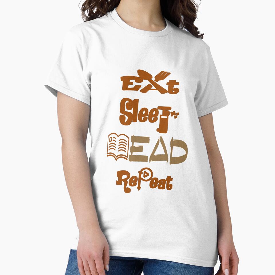 Eat sleep read repeat, by Chakilogy