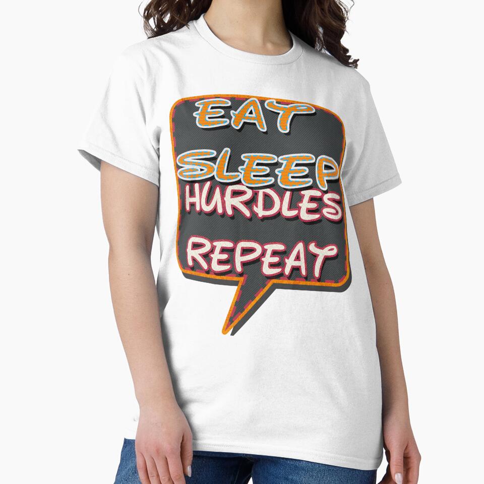 eat sleep hurdles repeat by hakiseller
