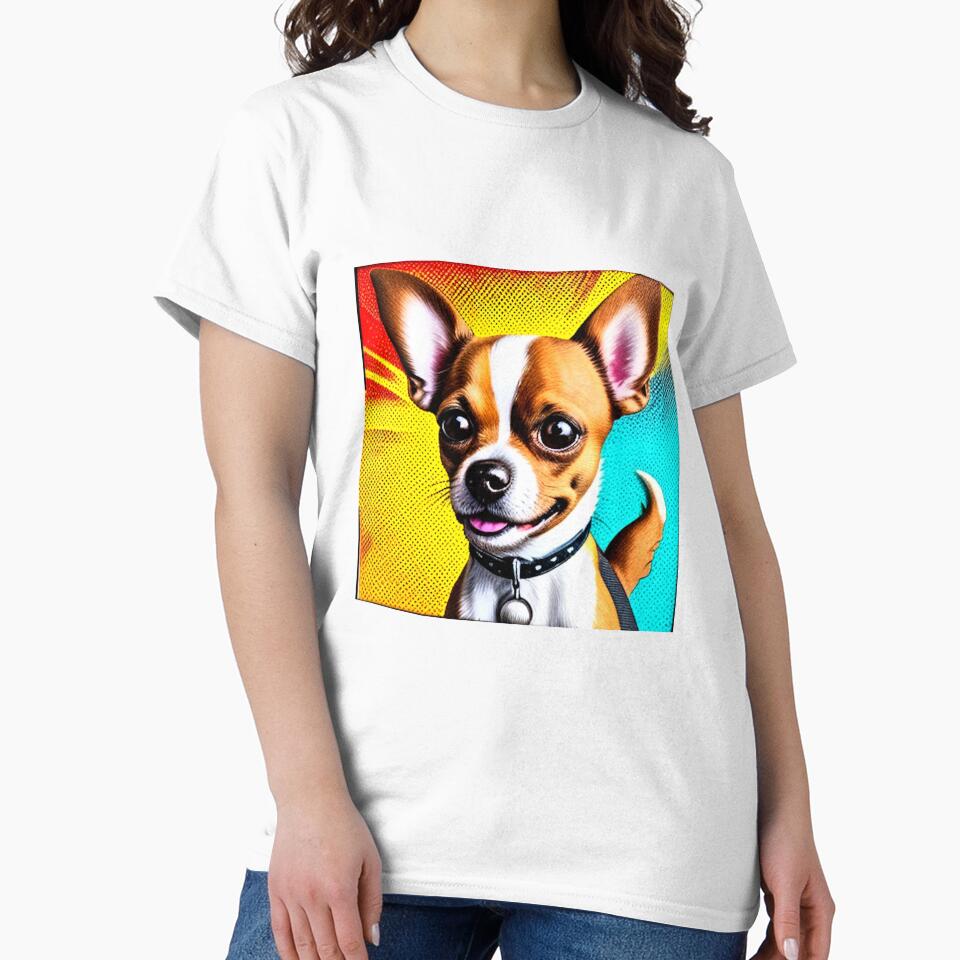 Cute Colorful Chihuahua Dog by Earth Nature Creations