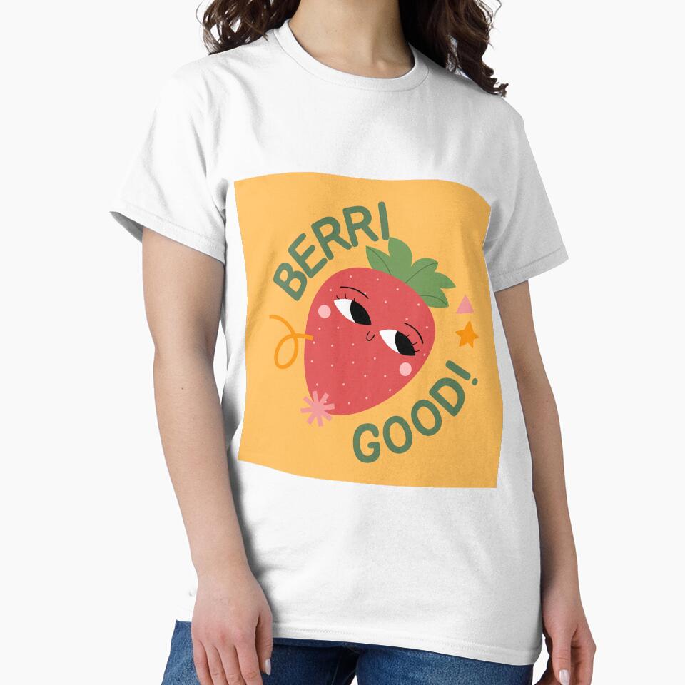 Berry Good – Cute Strawberry Pun Design | Funny Fruit Aesthetic by PRFashions