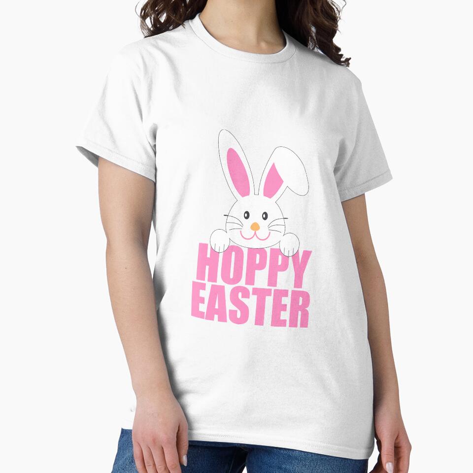 Easter Bunny Pun Hoppy Easter by KiteOfWind