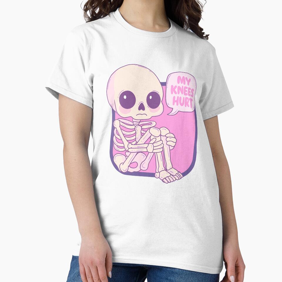 Getting Old Skeleton – My Knees Hurt by Jess.a.creates