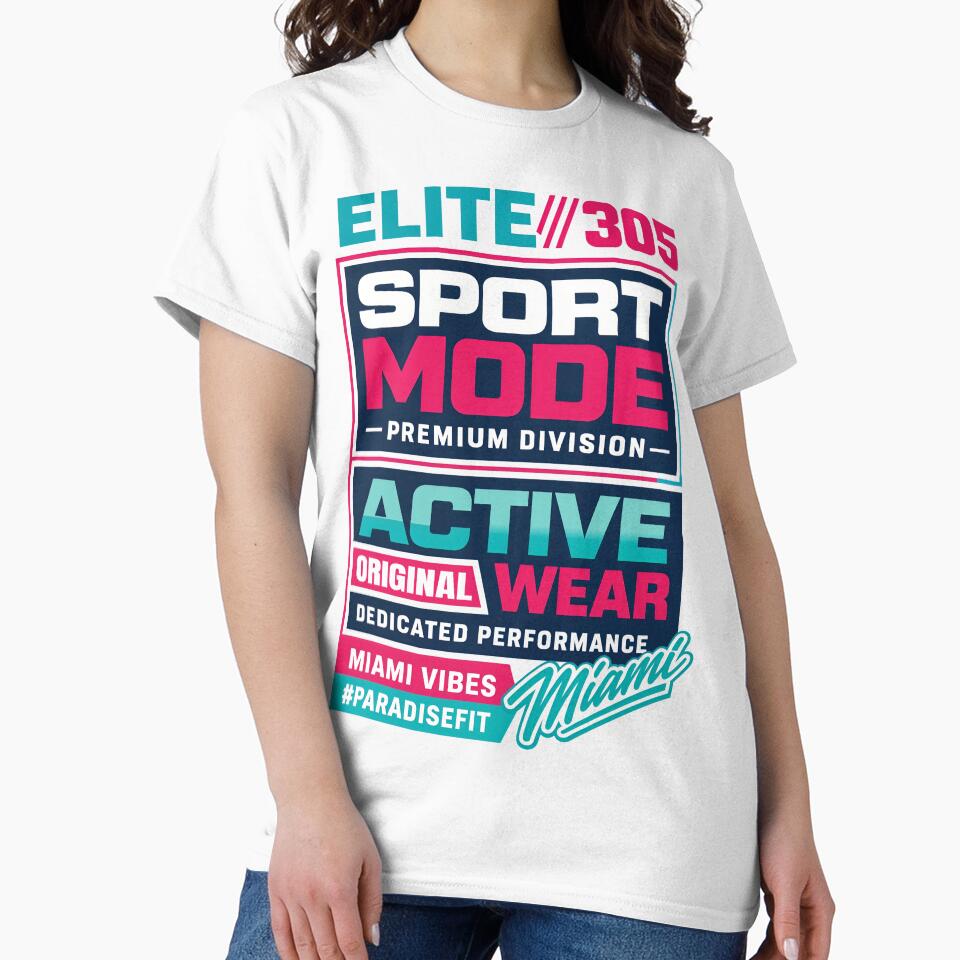 Elite 305 Sport Mode Miami Vibes Paradis FitOriginal Wear Premium Division by KLERIKSTORE
