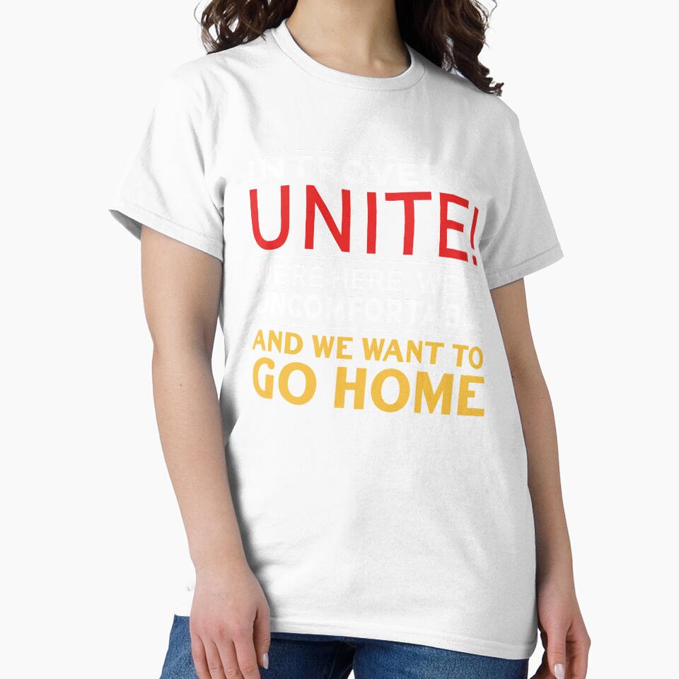 Introvert Funny Introverted Person Quote Political Slogan Parody by sillyquestions