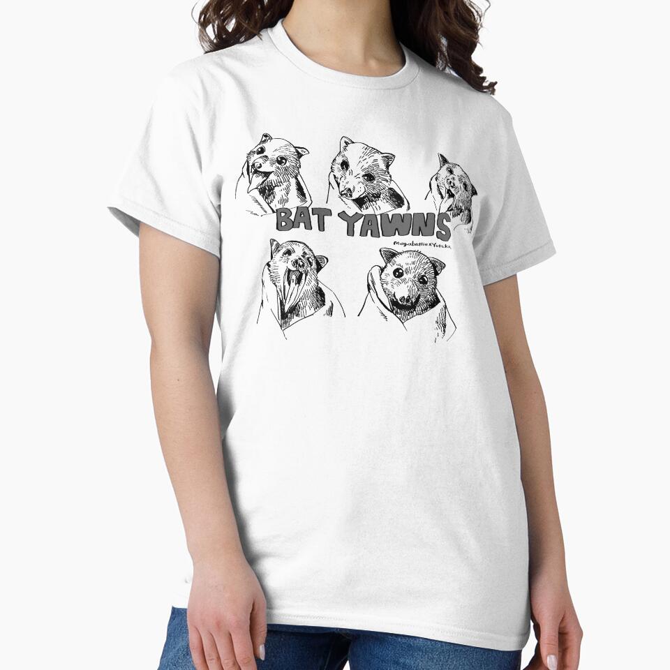 Bat Yawns Tees by Yutaka Hiragii by MegabattieBlue