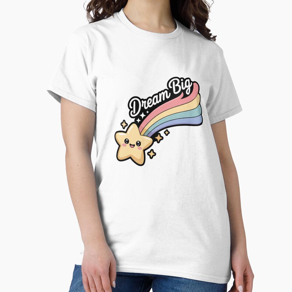 Rainbow Star T-Shirt by NicolasGlowArt