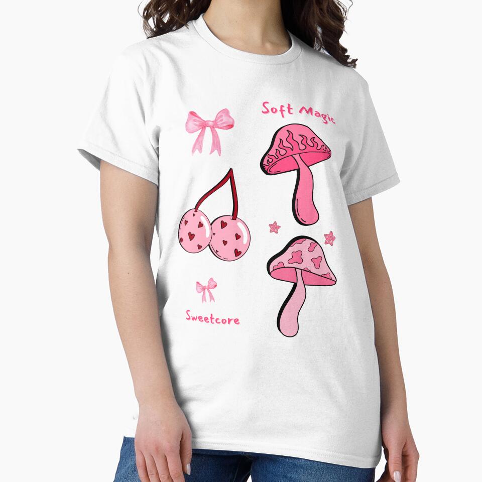 Sweetcore Pink Aesthetic Cute Shirt by Sabrienna.designs