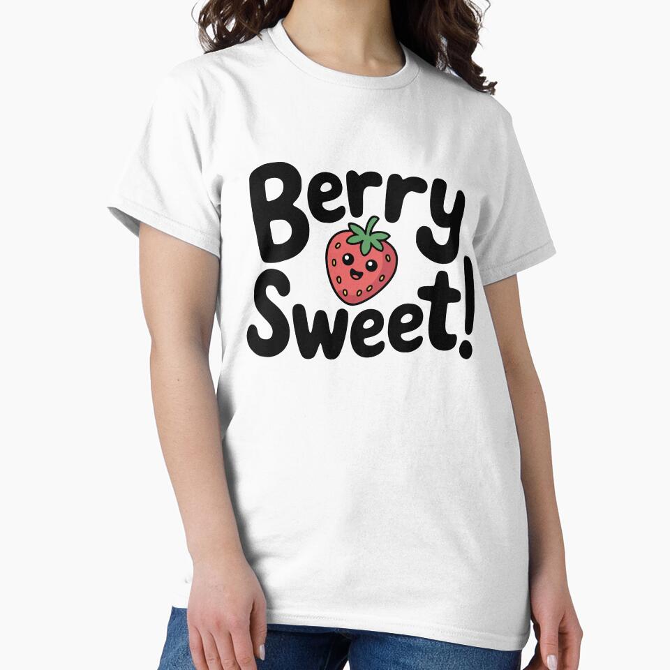 Berry Sweet! Cute Strawberry Pun by PMCreative