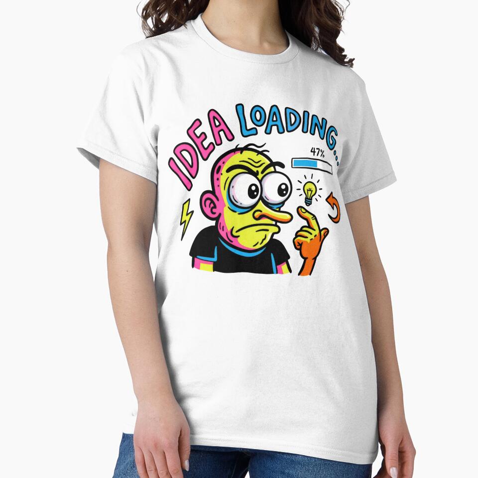 Idea Loading - Creative thinking humor by artofbelletz