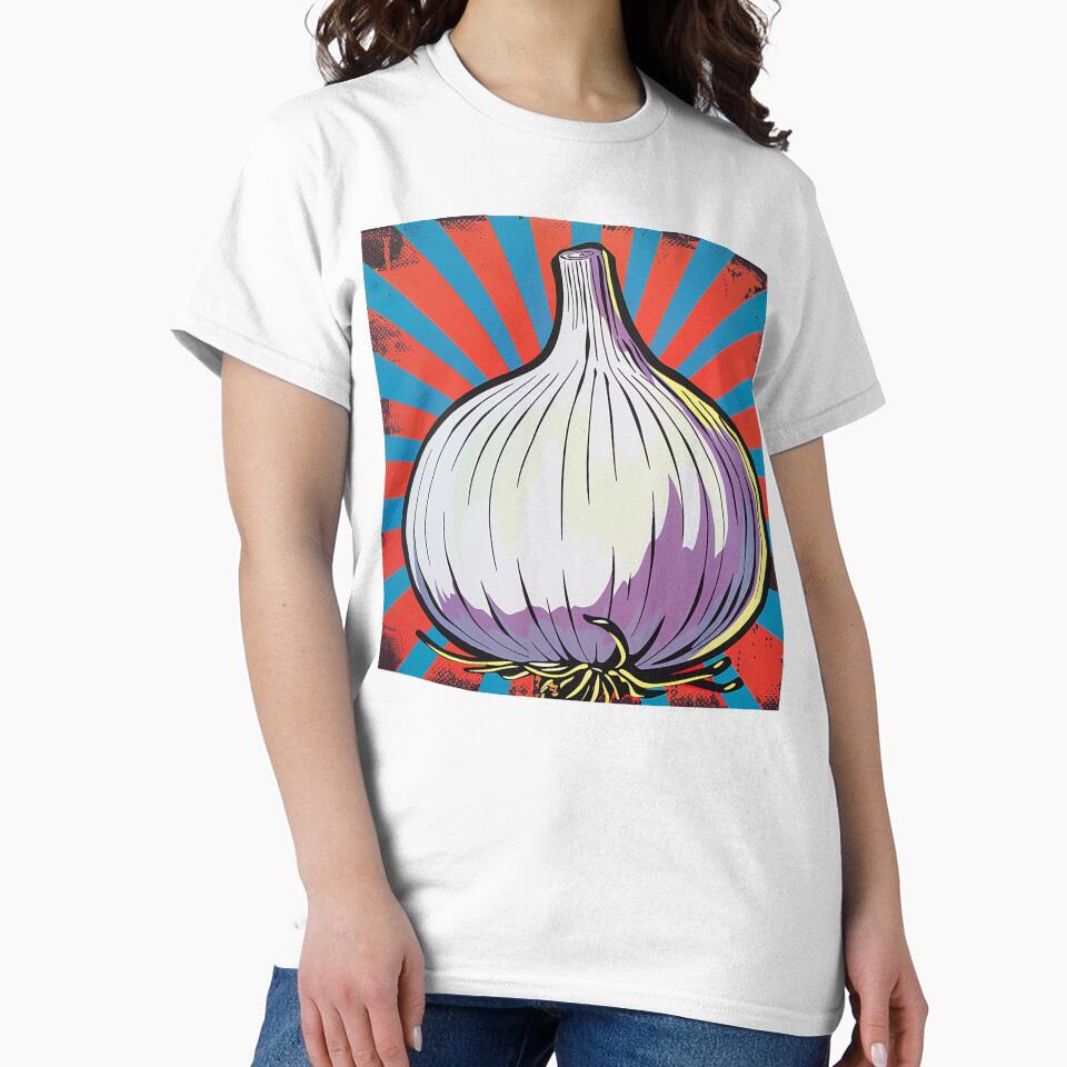White Onion Pop Art 1 by AstroRisq