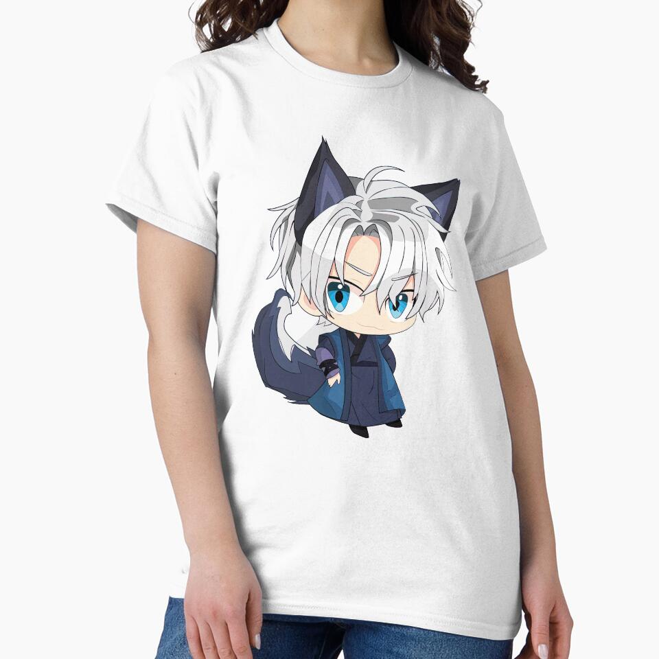 Kawaii Anime Wolf Girl, Cute Chibi, Wolf Girl, Kawaii, Anime by graphic-genie