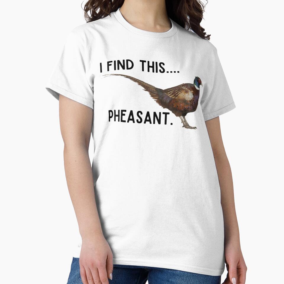 I find this pheasant bird pun by TheWaterBirds
