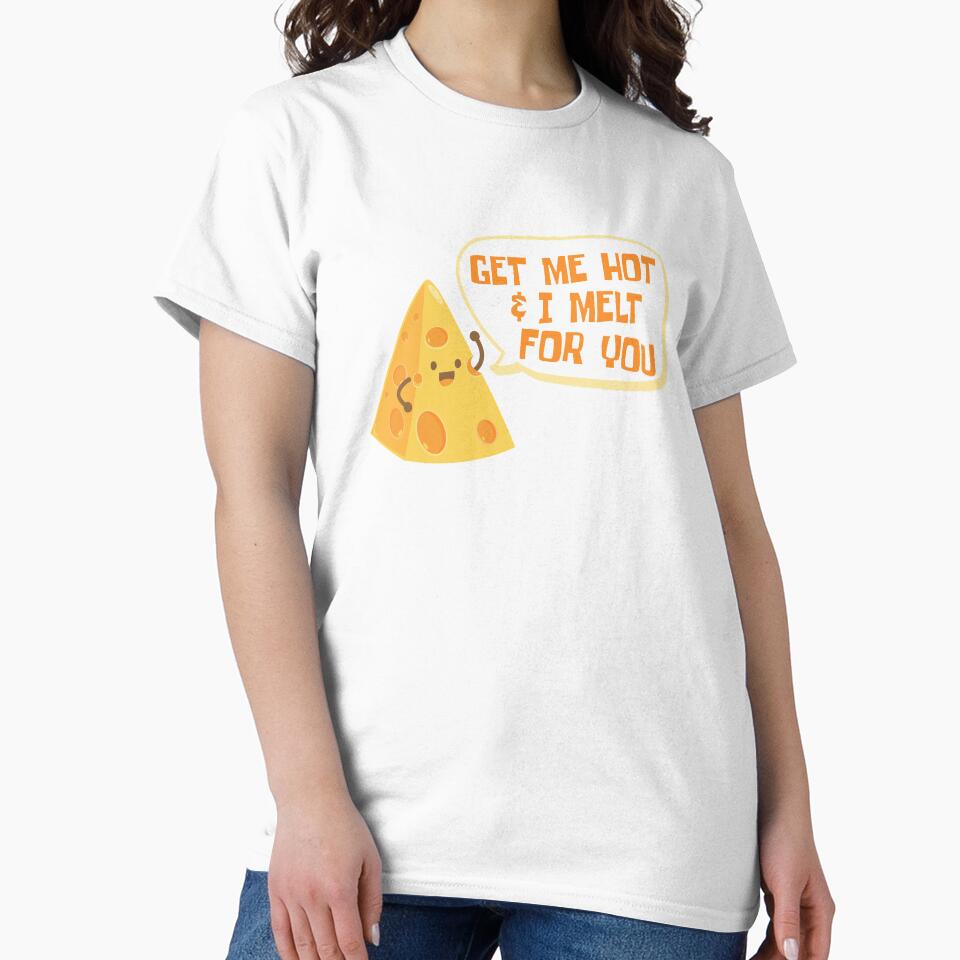 Melted Cheese Lover | Funny Food Porn Cheesy Pun by Maria Garcia