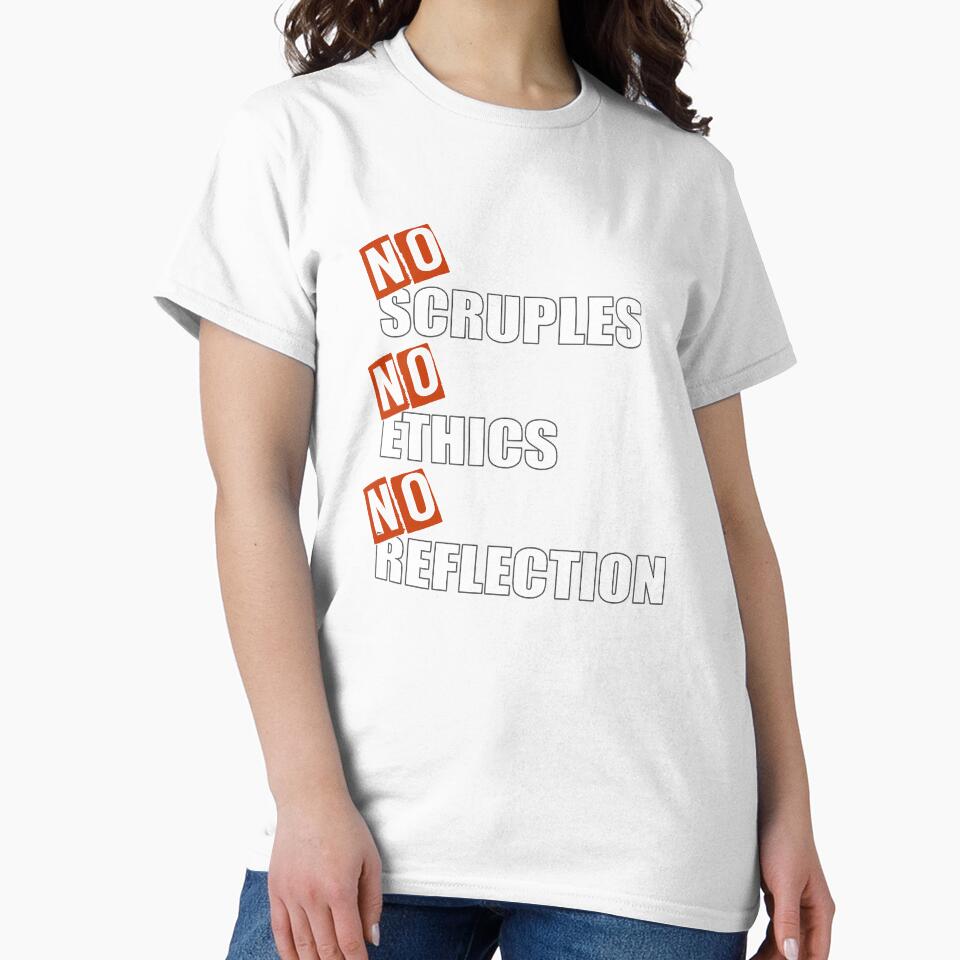 No Scruples, No Ethics, No Reflection - I'm Evil! by MSM Designs