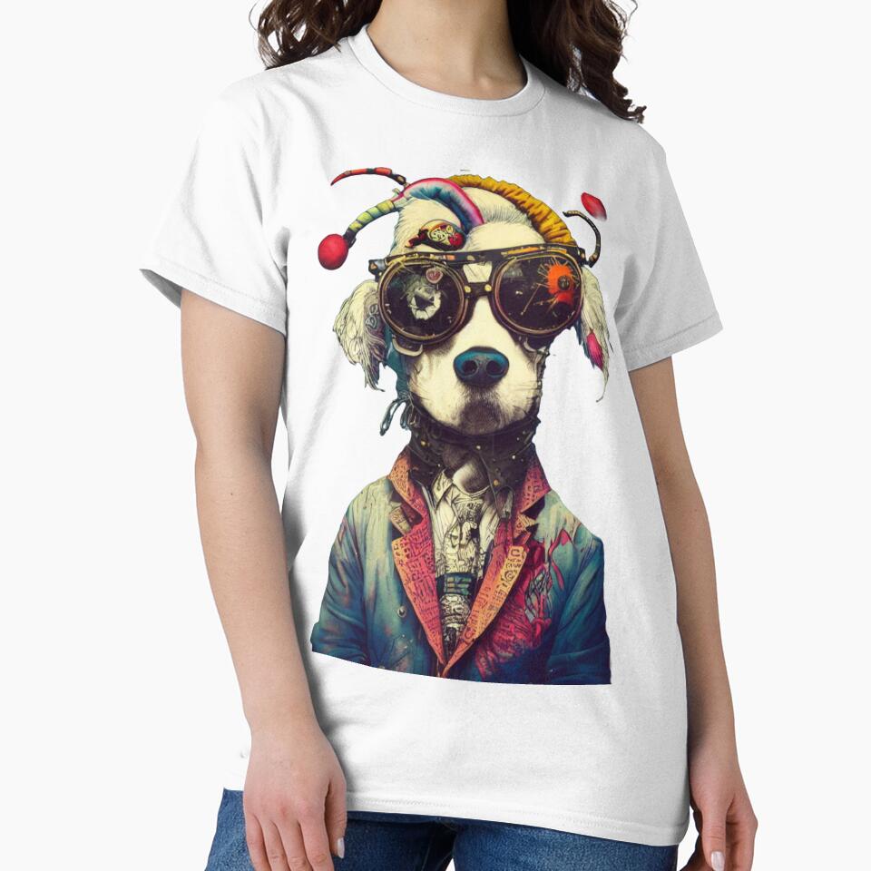 Punk Rock Pop Graffiti Dog Animal by TheWildFlix
