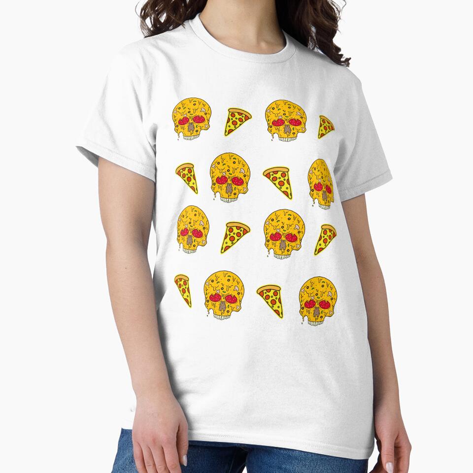 Pizza Skulls N Slices (Red) by Milasneeze