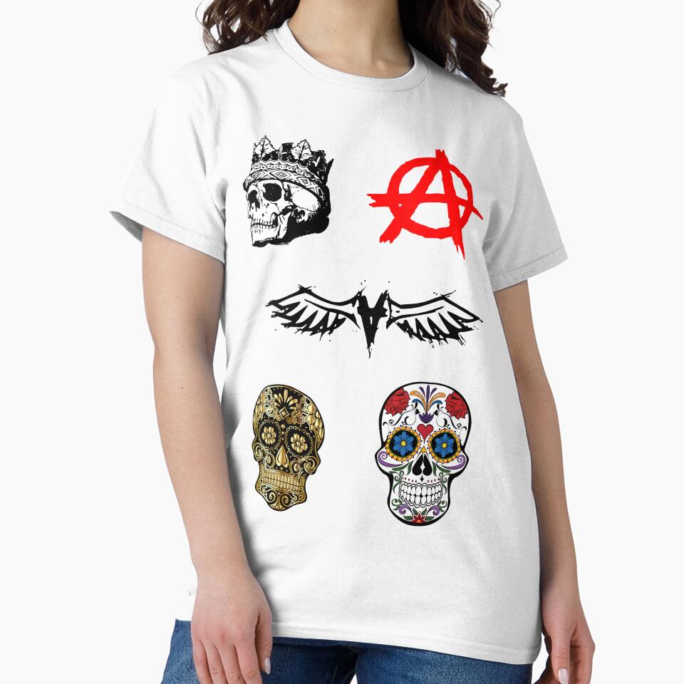 Old Punks Never Dies Skulls by Sonatablue