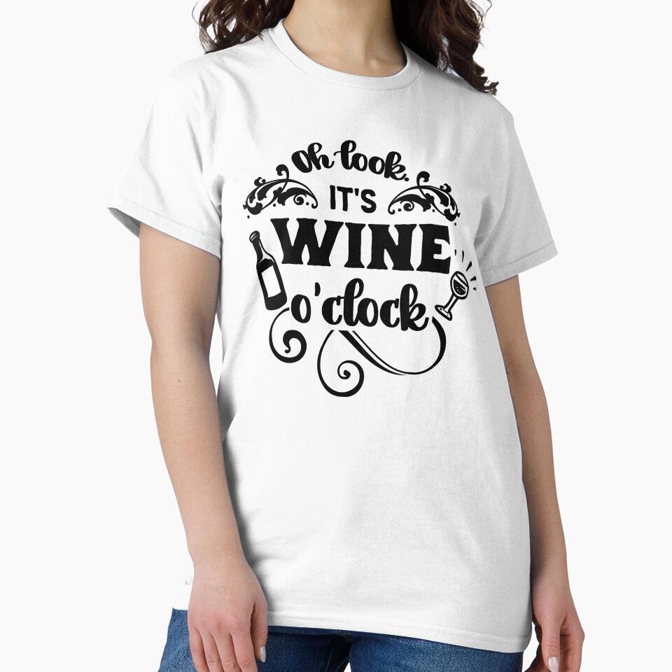 It's Wine o'Clock by NessiCreates