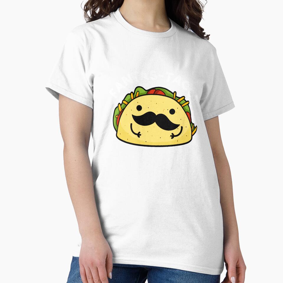Fantas-taco Fantastic Funny Taco Puns (Dark BG) by punnybone