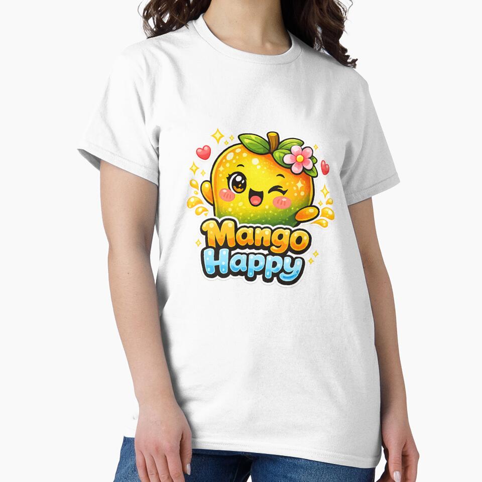 Mango Happy Kawaii – Cute Happy Mango by apanoracar