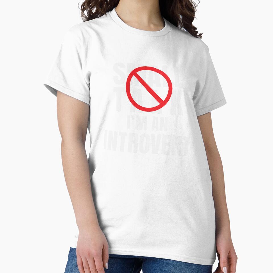 No Small Talk I'm An Introvert by Maria Garcia