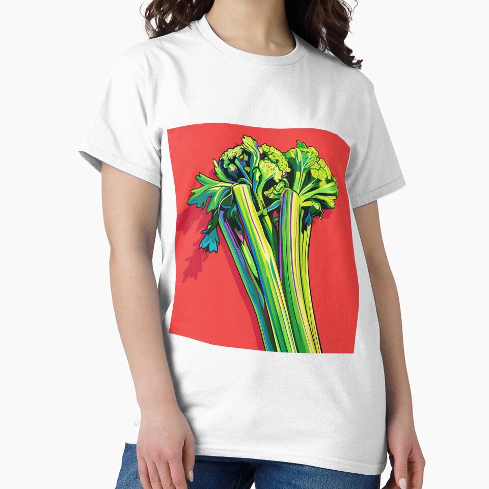 Celery Pop Art 1 by AstroRisq