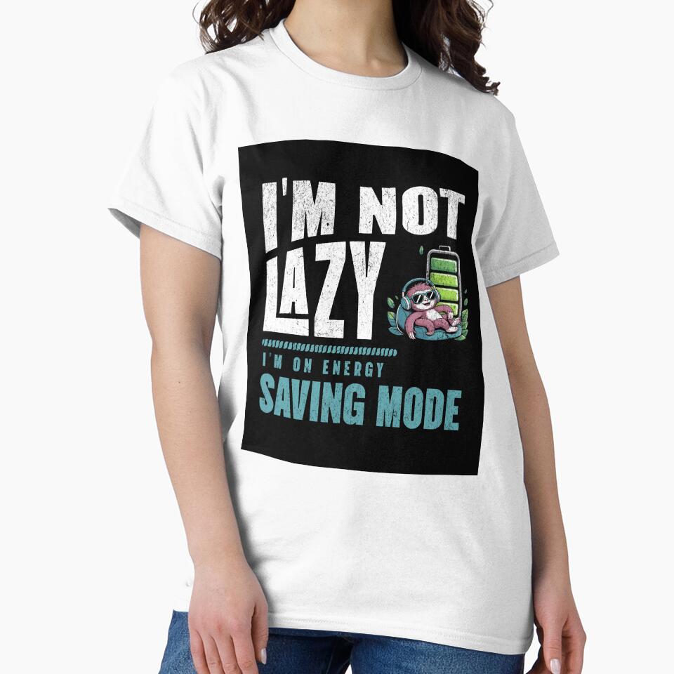 I'm not lazy, i'm on energy saving mode, monkey by bluesquidink