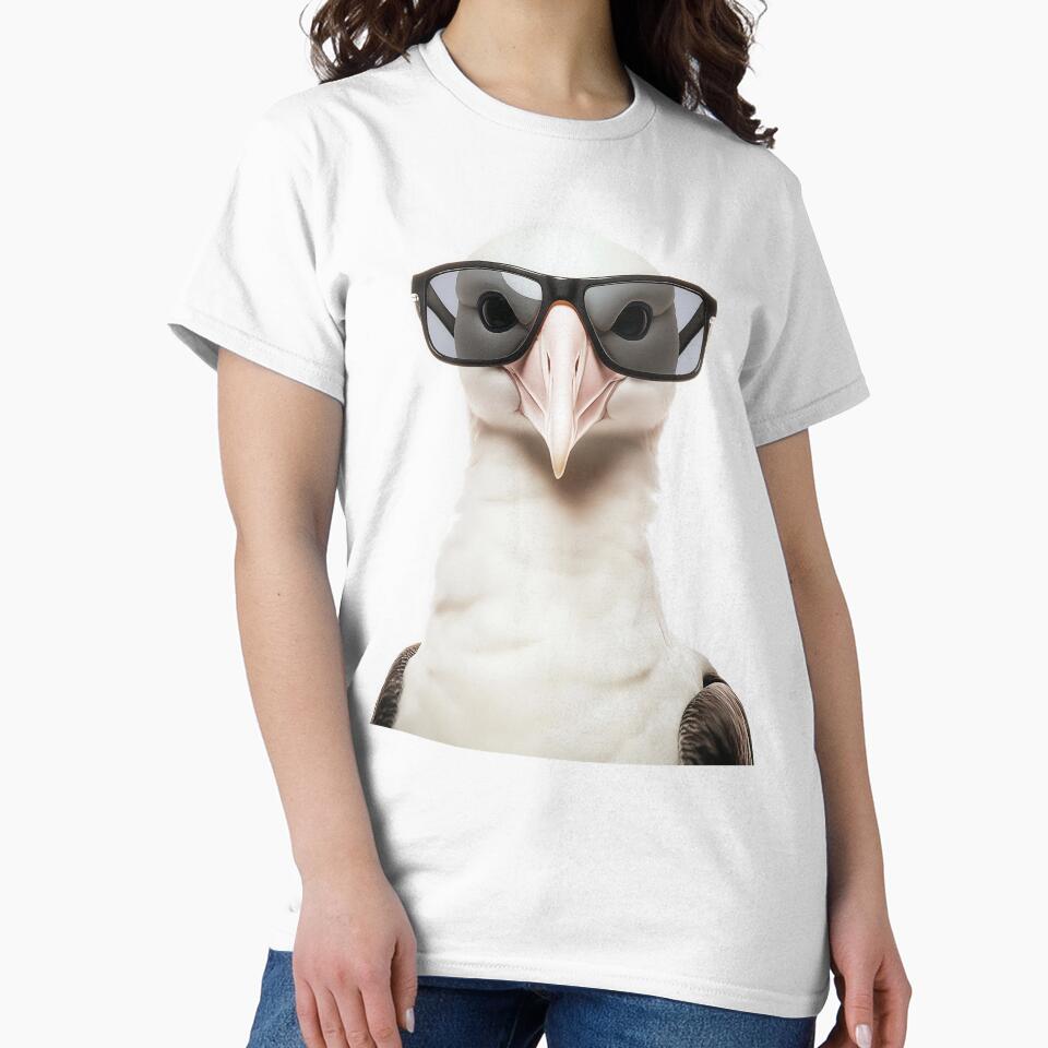Funny cool Albatross wearing sunglasses by LazyOwlStore