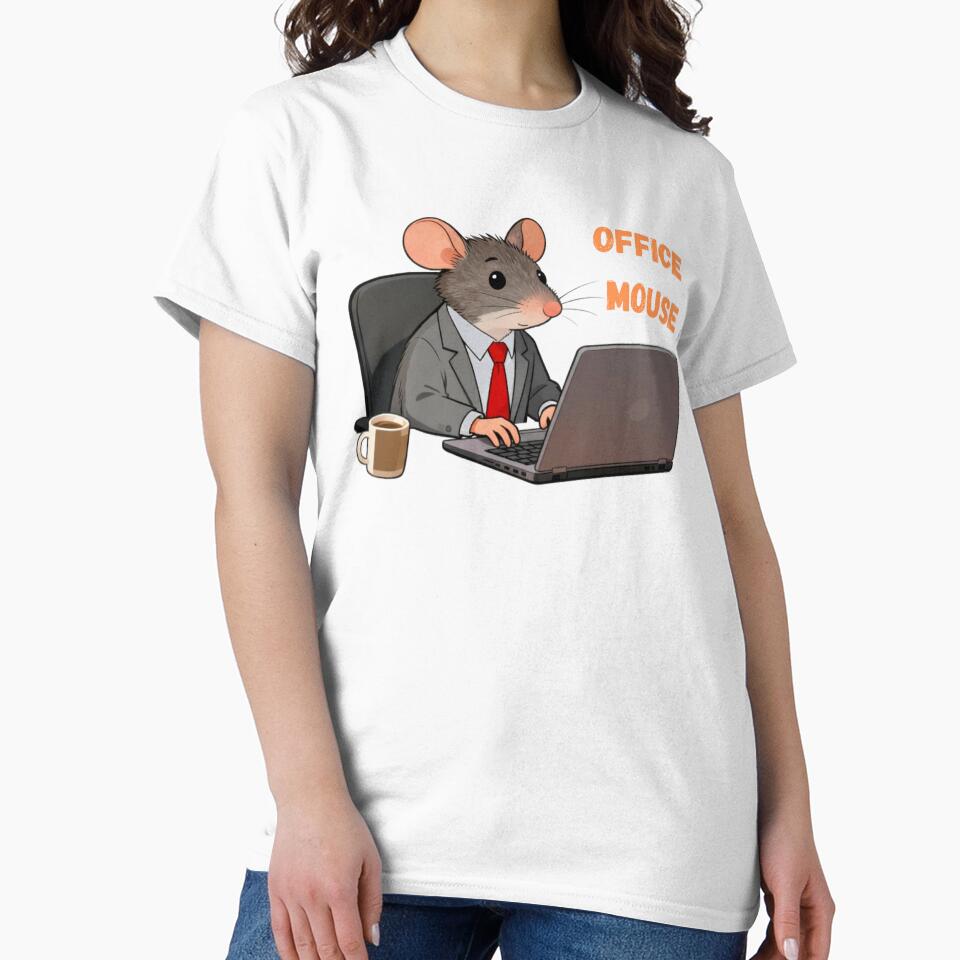 Office mouse funny gift for office buddy workmate by ShirtieSize