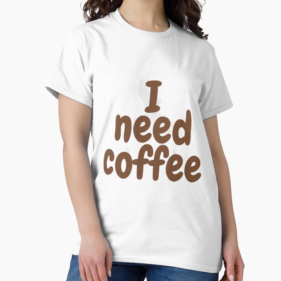 I Need Coffee – Bold Typography Design for Coffee Enthusiasts by Unlimited-Style