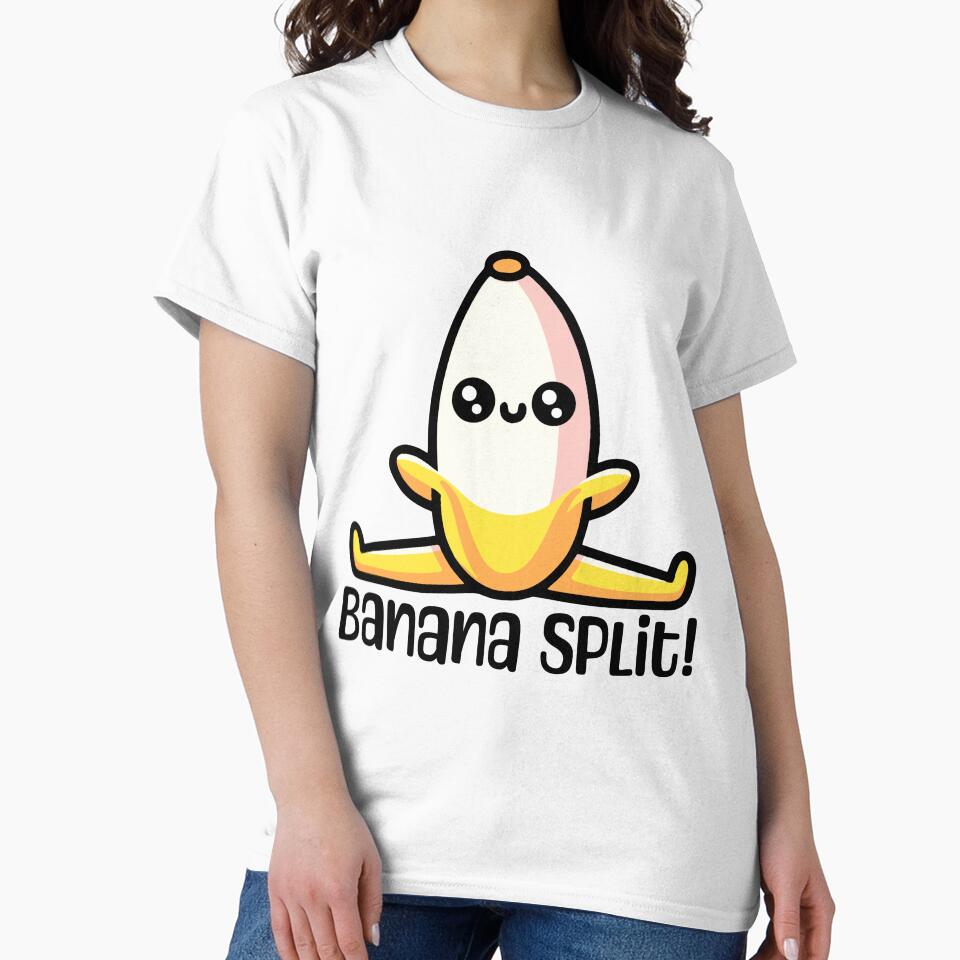 Banana Split! Cute Banana Pun by PMCreative
