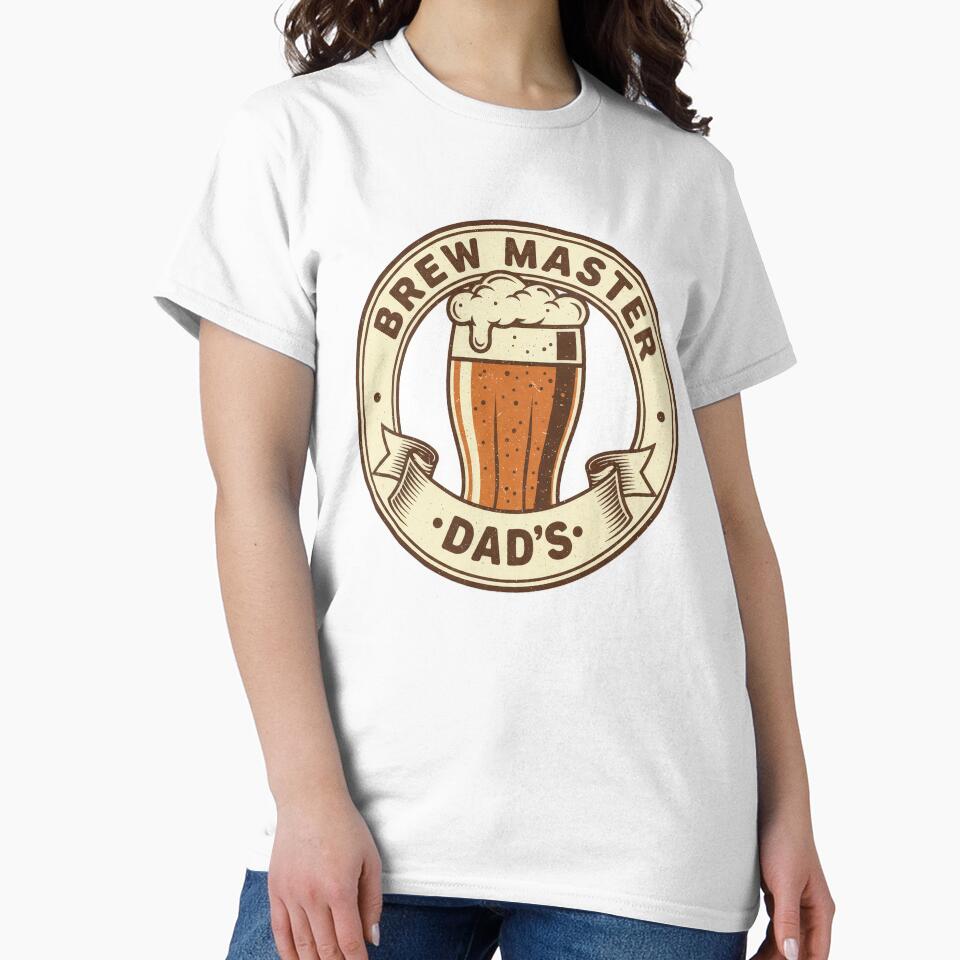 Brew Master Dad Retro Badge by Teeny Quities
