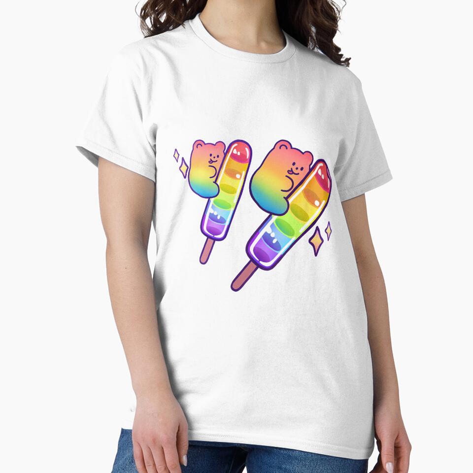 Cute Kawaii Jelly Bear Rainbow Icecream by LiquidNeko
