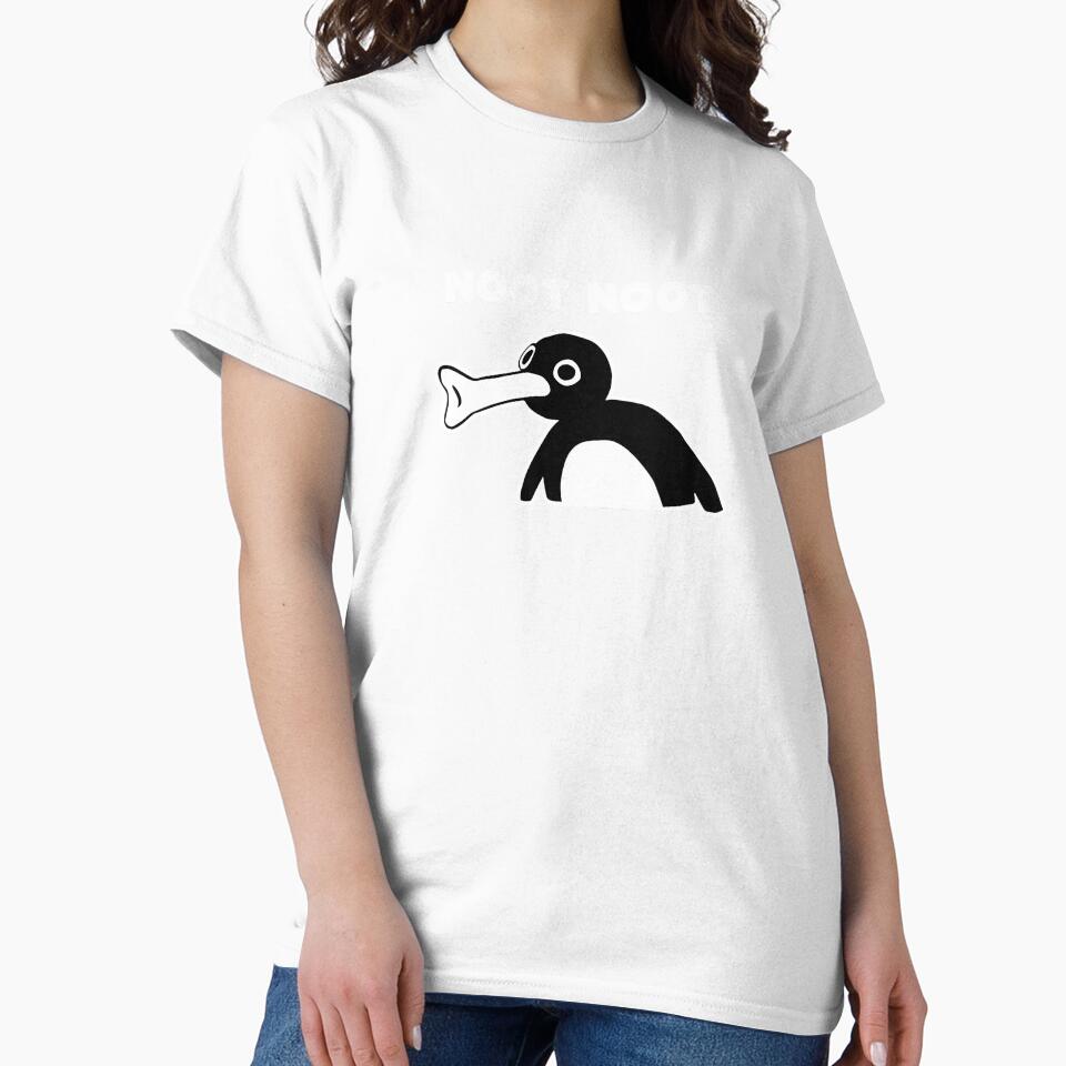 Noot Noot Pingu Meme (Coral Pink BG) by FilipeFerreira