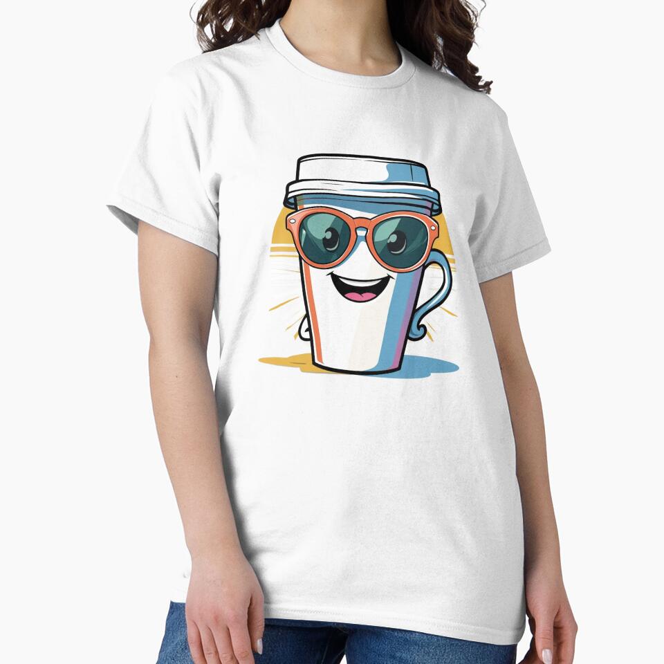 Coffee Theme Cool Coffee Cup Sunglasses by SR8891