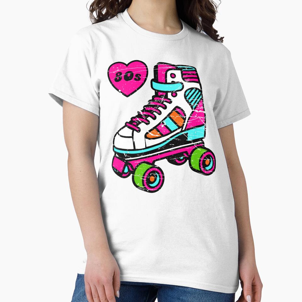 Retro 80s Lover Roller Skate Vintage Disco by TKsTees