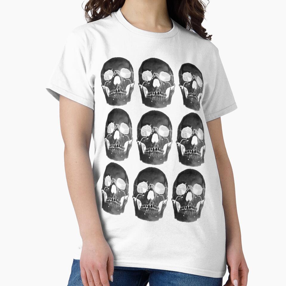 Negative Skull Grid by ShayneoftheDead