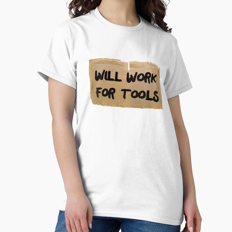 Funny Woodworking Tools T Design for Woodworker or Carpenter by CrookedCreek